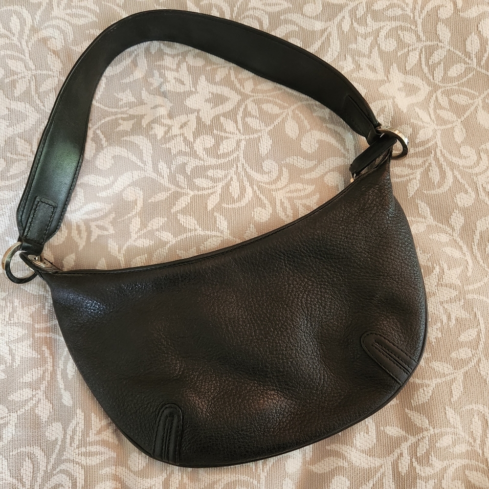 DKNY early 2000's leather pouchette style purse